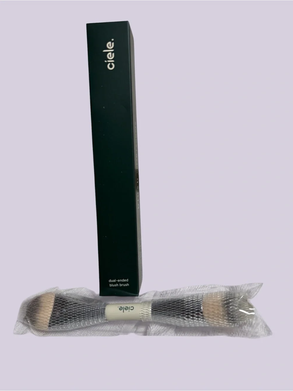 Ciele Makeup Brush Duo - White Handle NIB